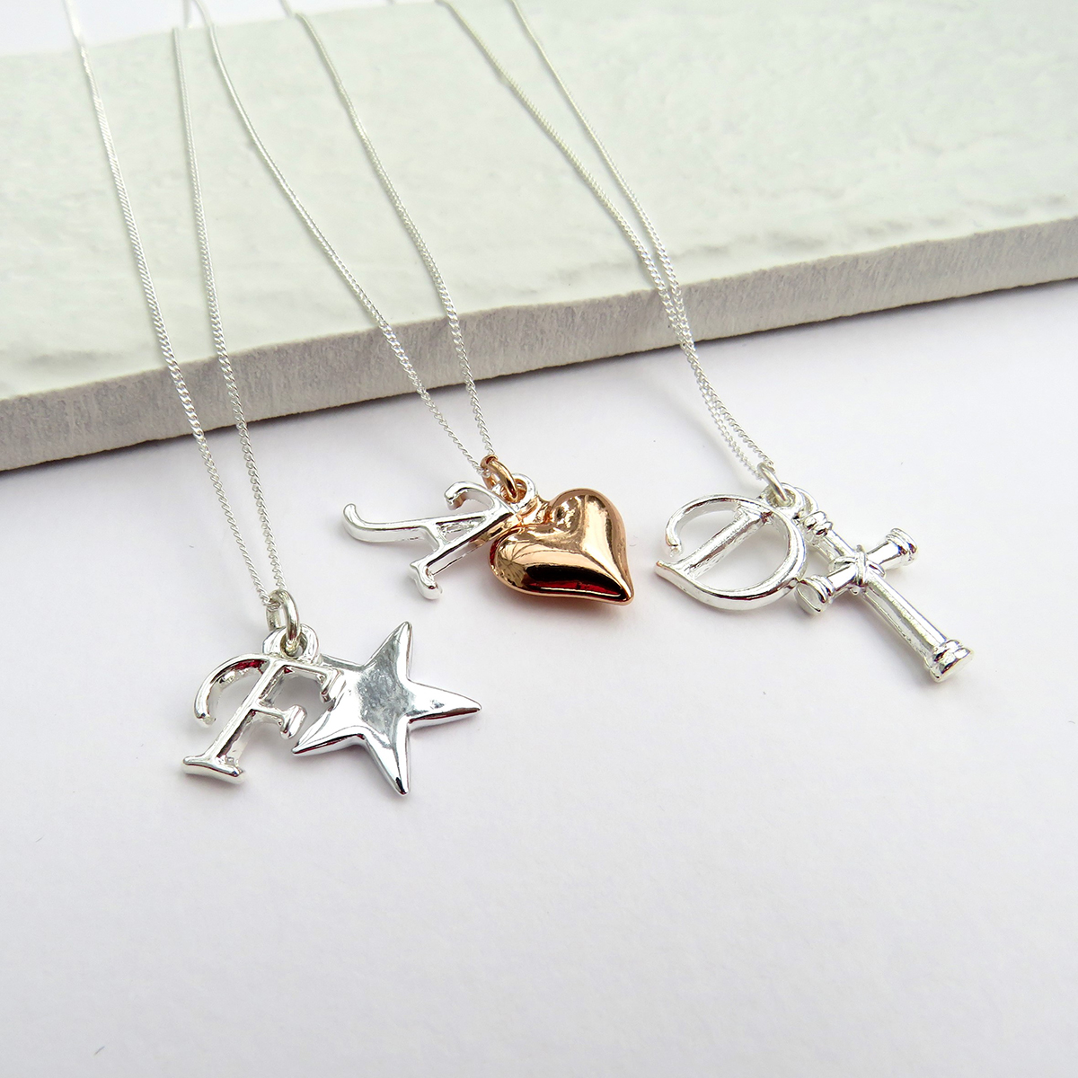 Personalised Charm Necklace - Any Initial