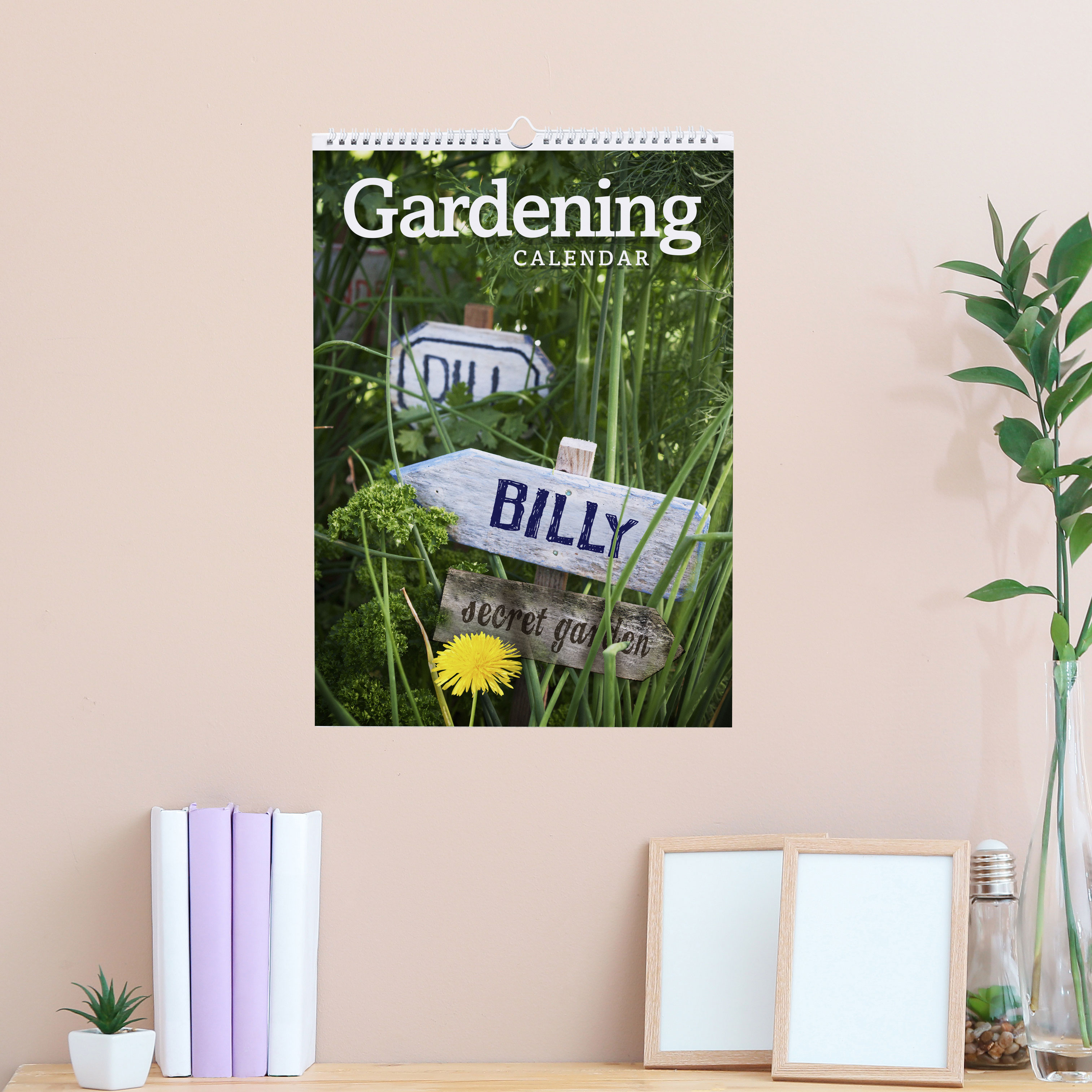 Personalised Gardening Calendar - New Edition