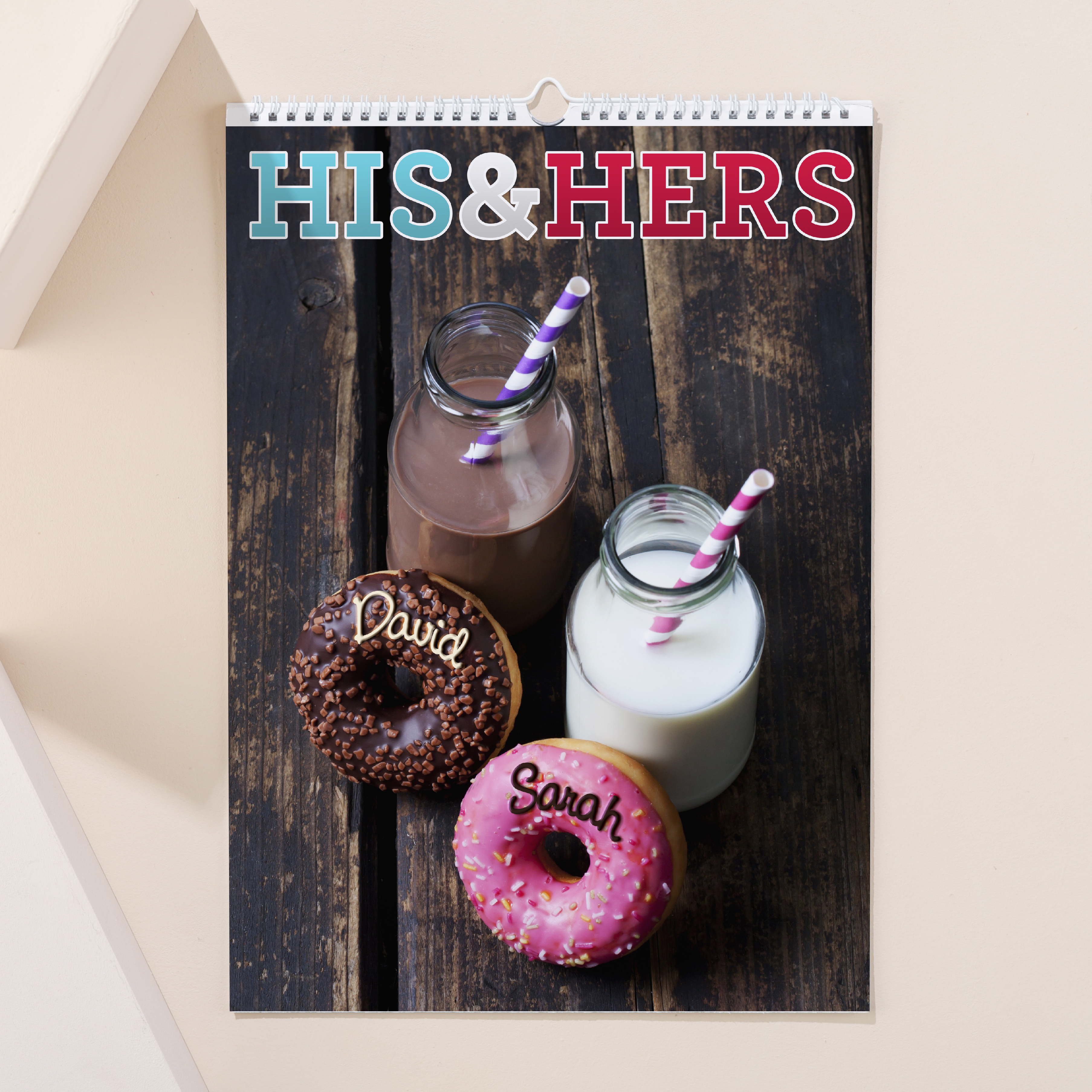 Personalised His and Hers Planner Calendar - 7th Edition