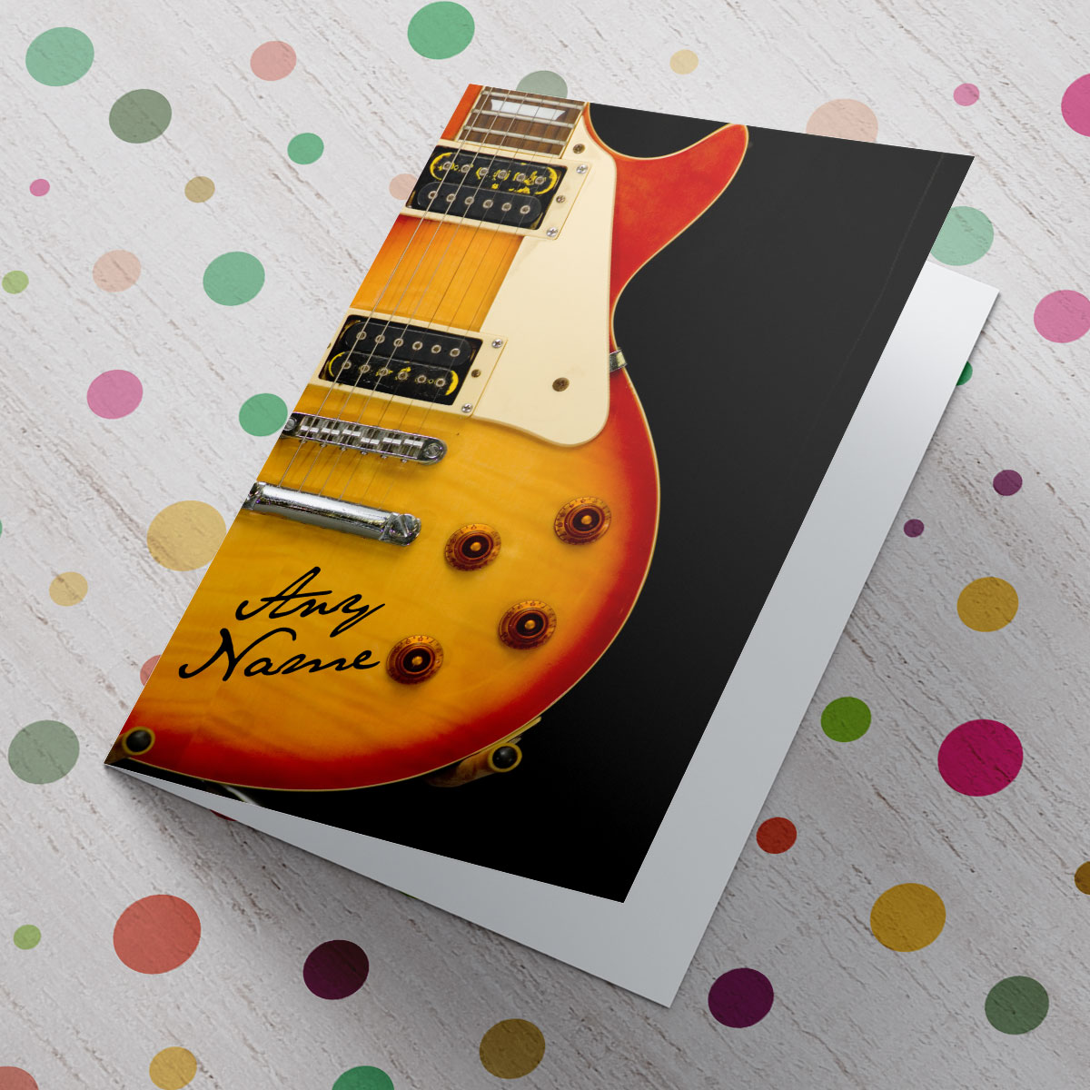 Personalised Card - Guitar Signature