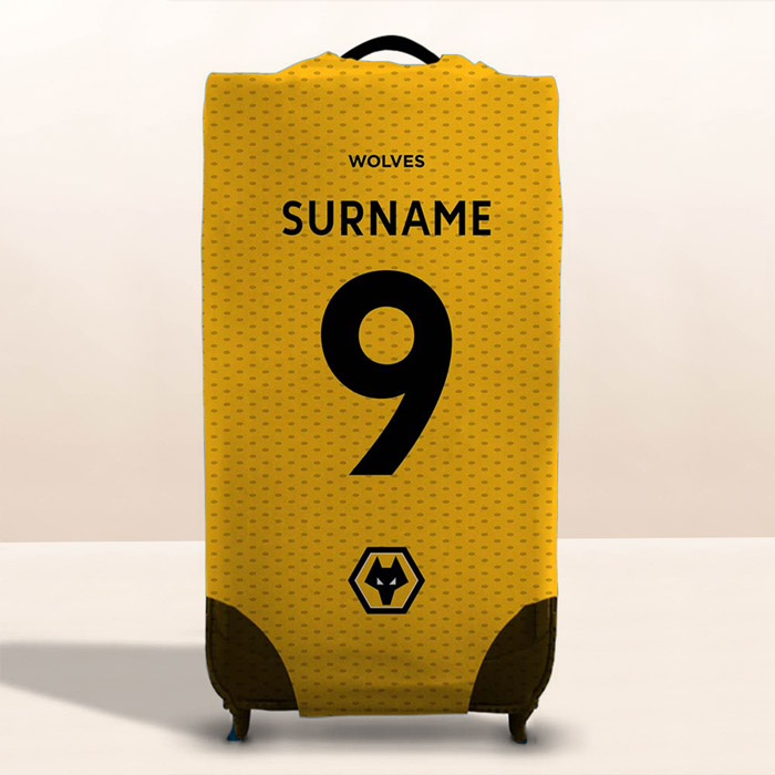Personalised Football Team Back of Shirt Caseskin Suitcase Cover - Large 30 to 32 inches