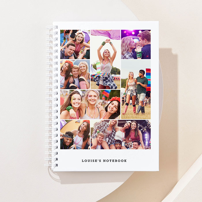 Create Your Own - Photo Upload Valentine's Day Notebook - 8 Photos