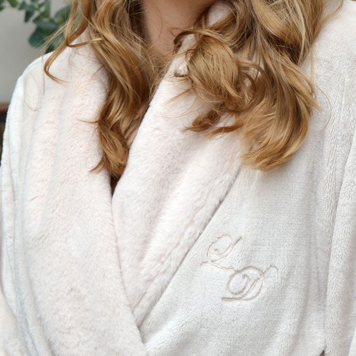 Personalised Luxury Embroidered Robe