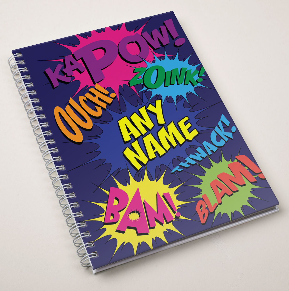 Personalised Notebook - Kapow
