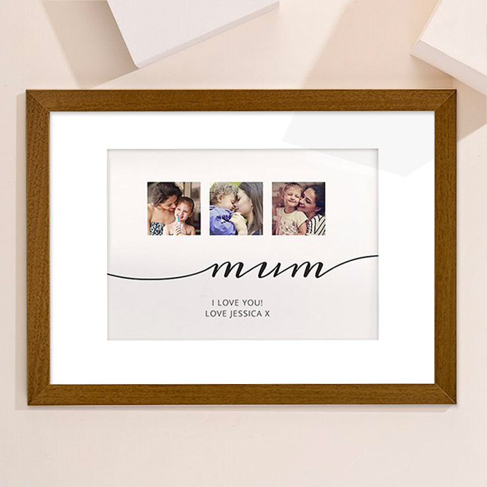 Multi Photo Upload Framed Print - Mum - Mother's Day
