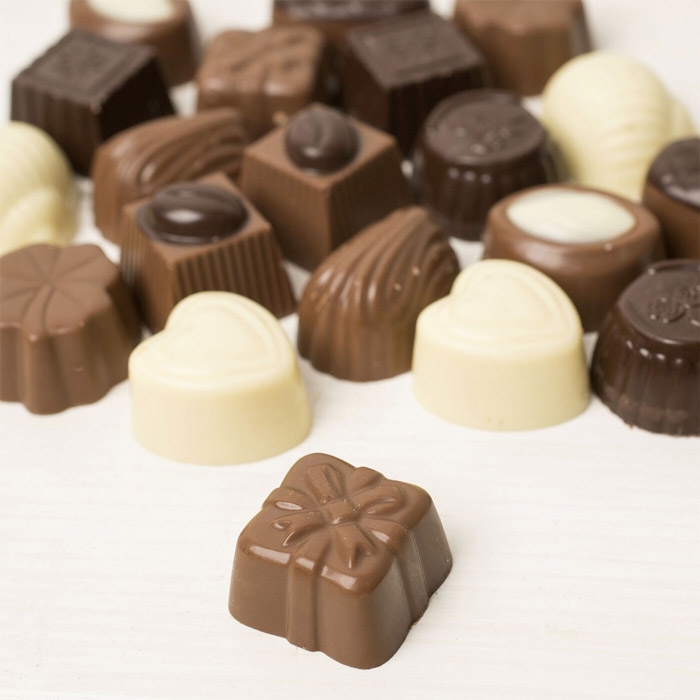 Personalised Belgian Chocolates - Full Picture & Message - Valentine's Day