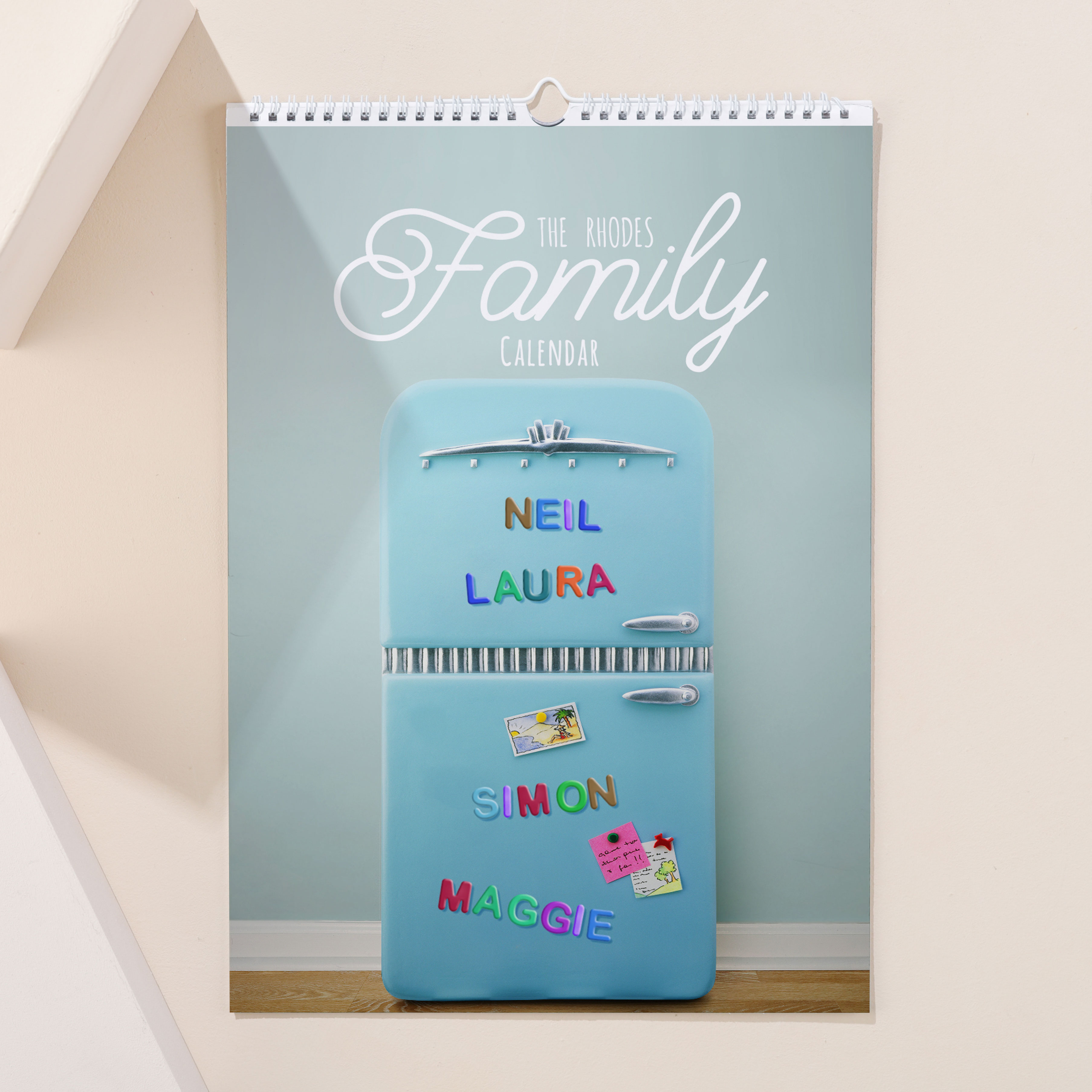 Personalised A3 Planner Calendar - Our Family, 9th Edition