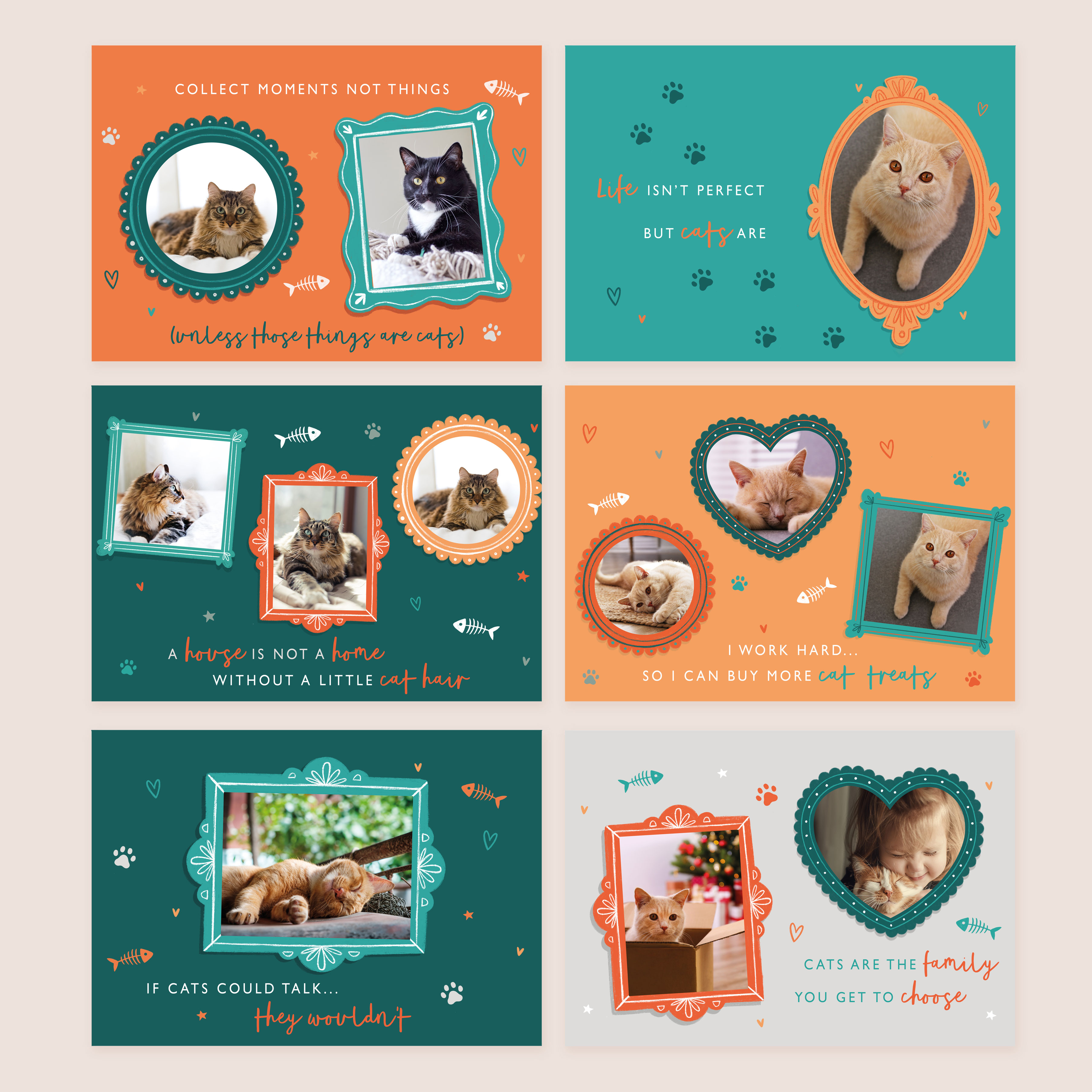 Personalised Photo Calendar - Furry Friends, Cats