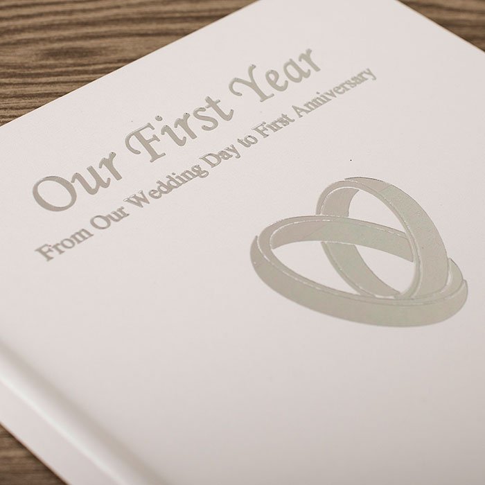Personalised 'Our First Year' Anniversary Book