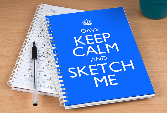 Personalised Notebook - Keep Calm