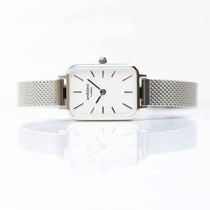 Ladies Personalised Watch - Architect Lille Cloud Silver