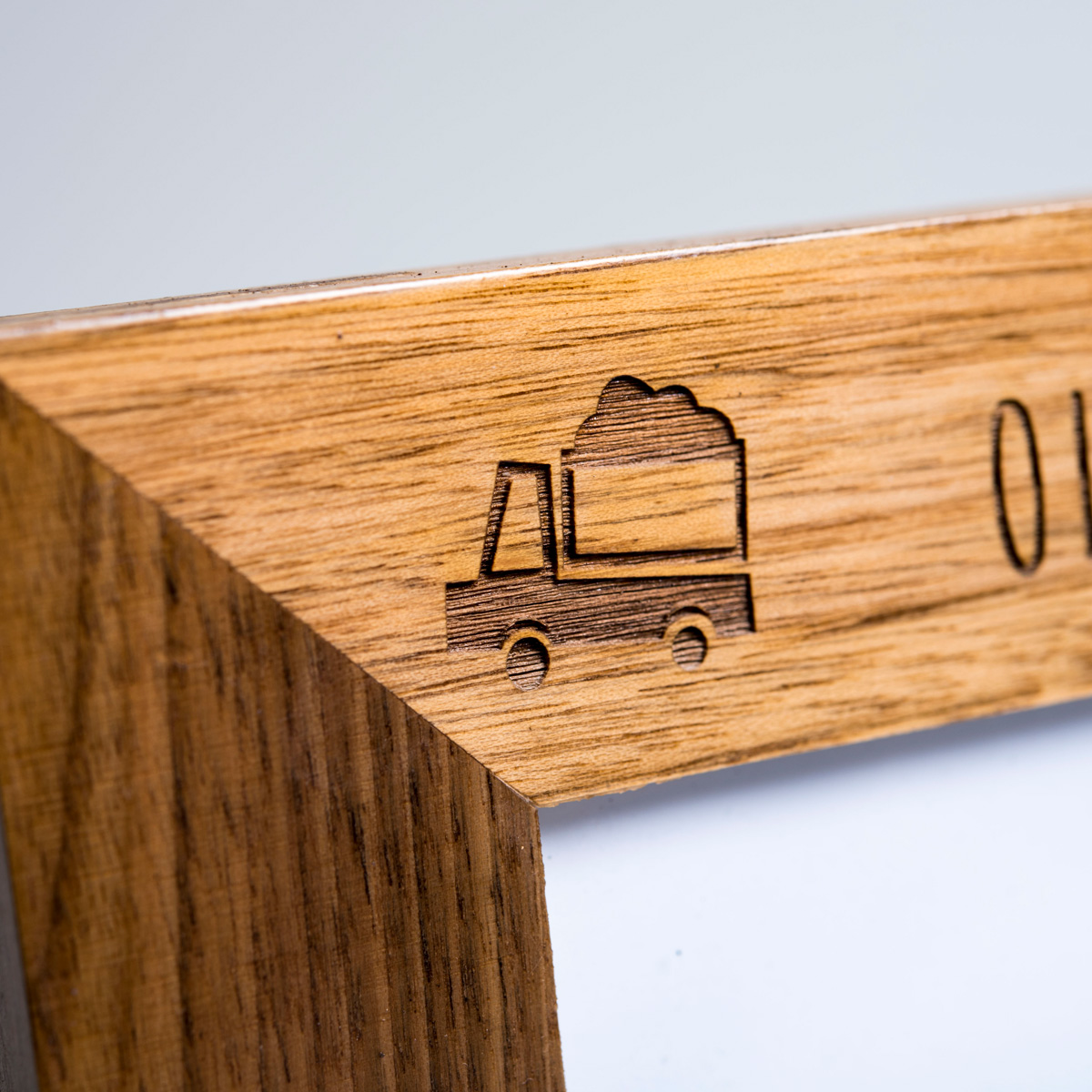 Engraved Wooden Photo Frame - Vehicles
