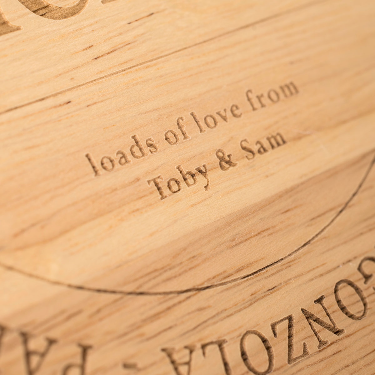 Personalised Wooden Cheeseboard Set - Cheese Connoisseur