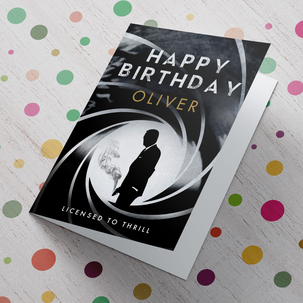 Personalised Card - Double O Birthday