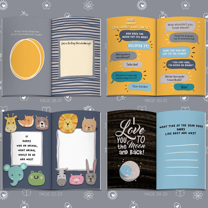 Personalised Fill In With Your Words Book About Daddy
