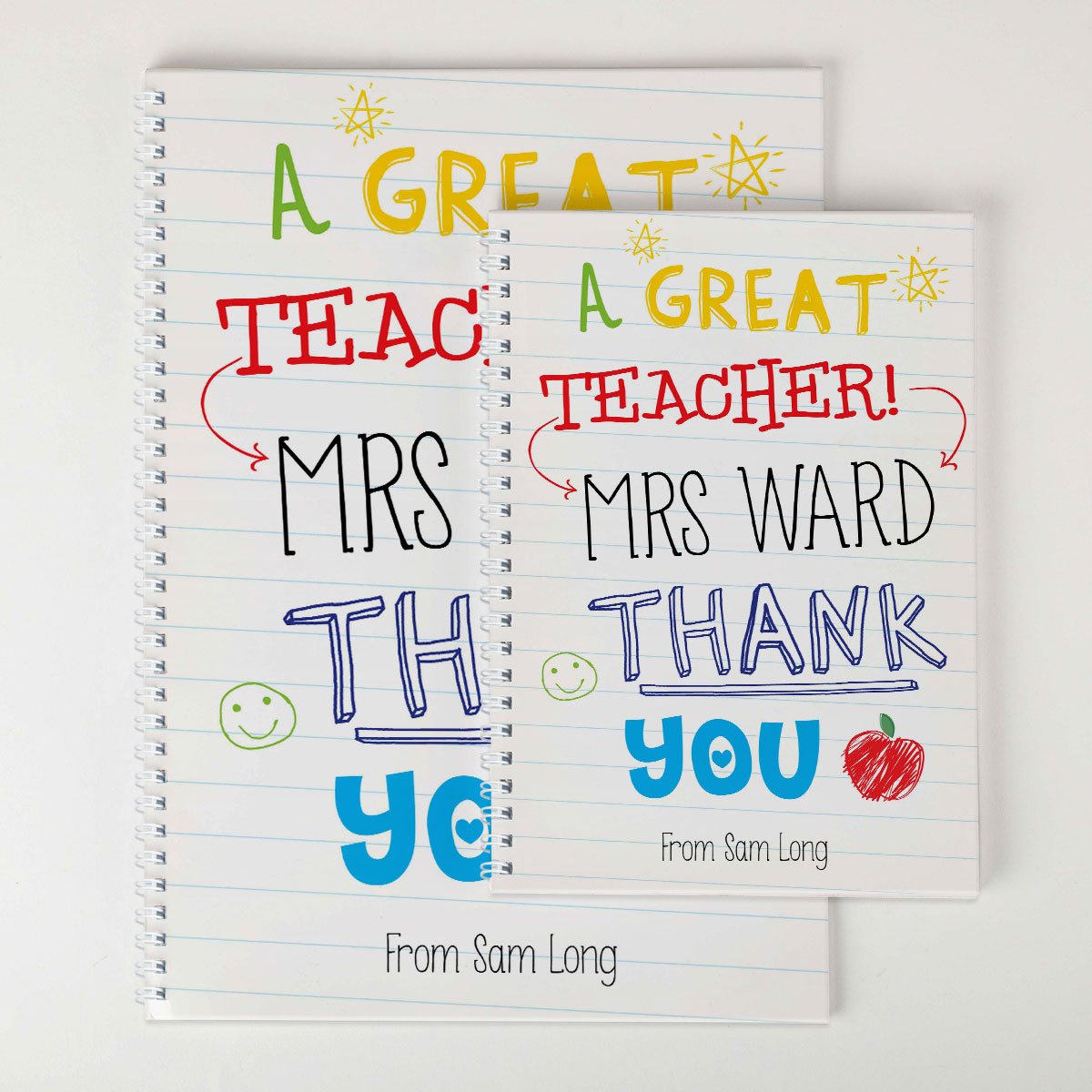 Personalised Notebook - A Great Teacher