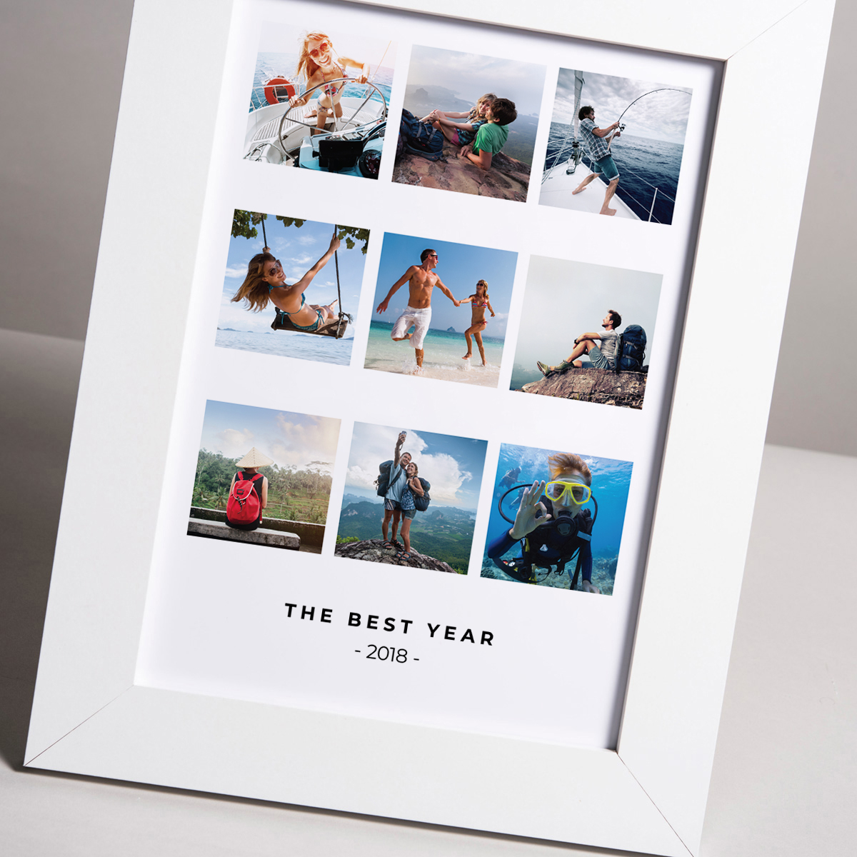 Photo Upload Framed Print - This Year