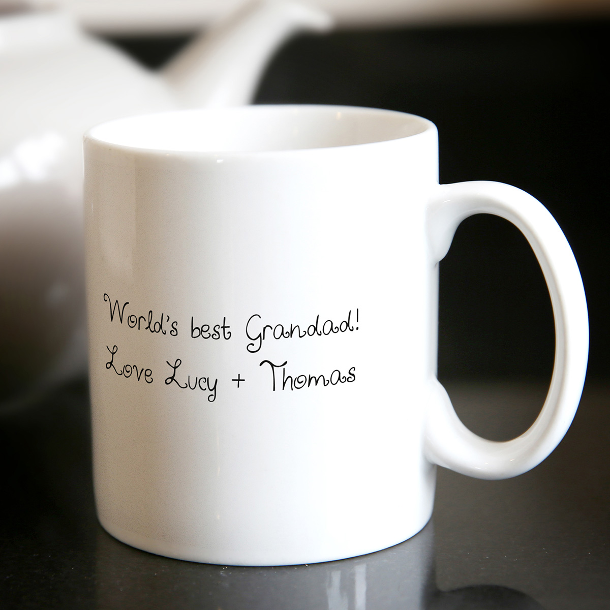 Personalised Mug - We've Got Grandad Wrapped Around Our Fingers