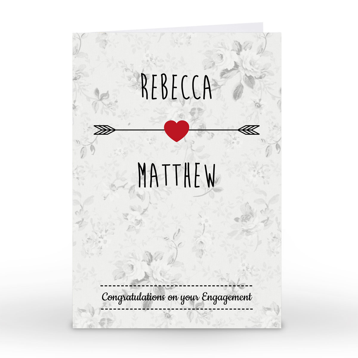 Personalised Card - Congratulations On Your Engagement