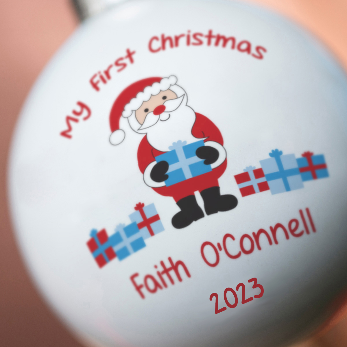 Personalised Bauble - My First Christmas
