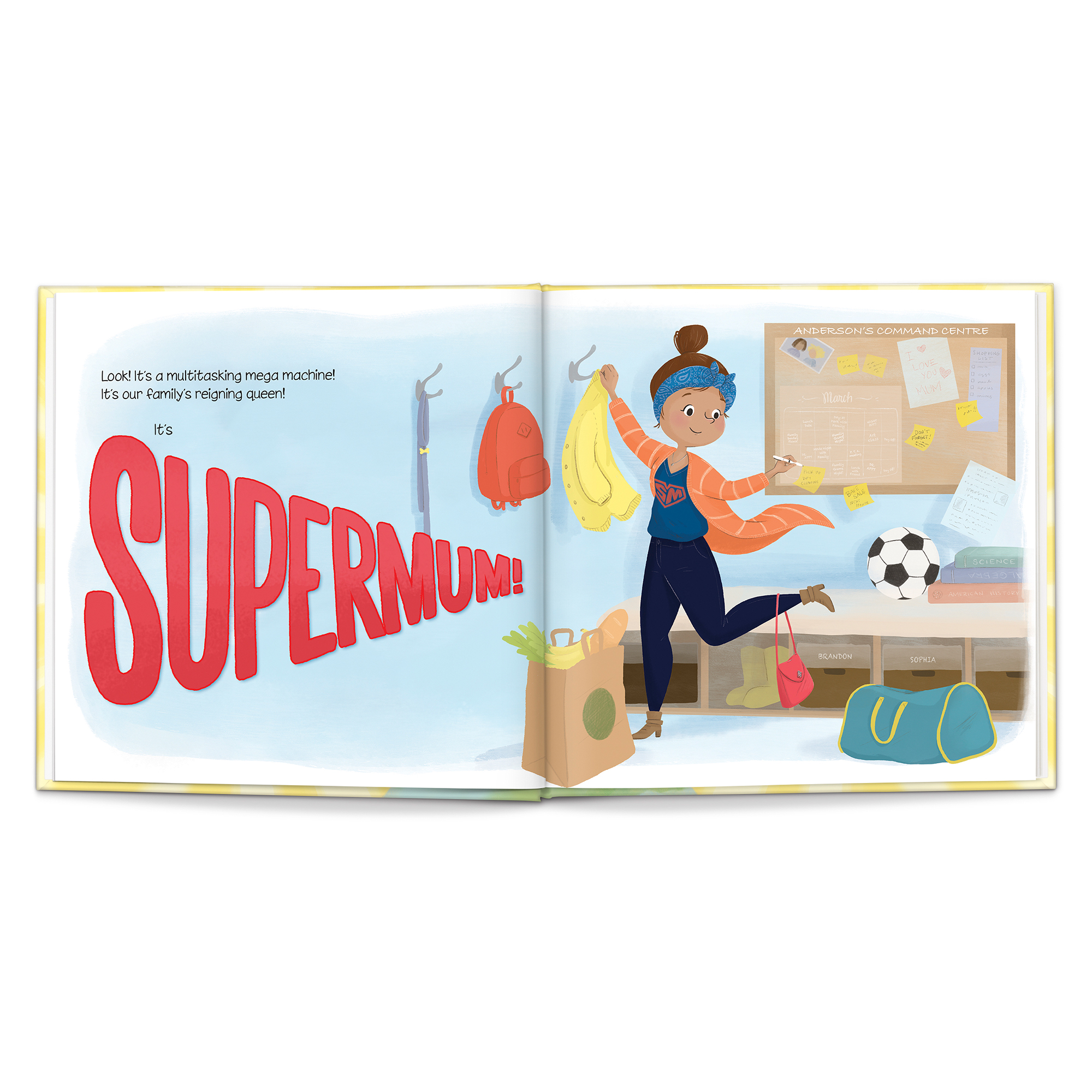 Personalised Storybook Super Mum!
