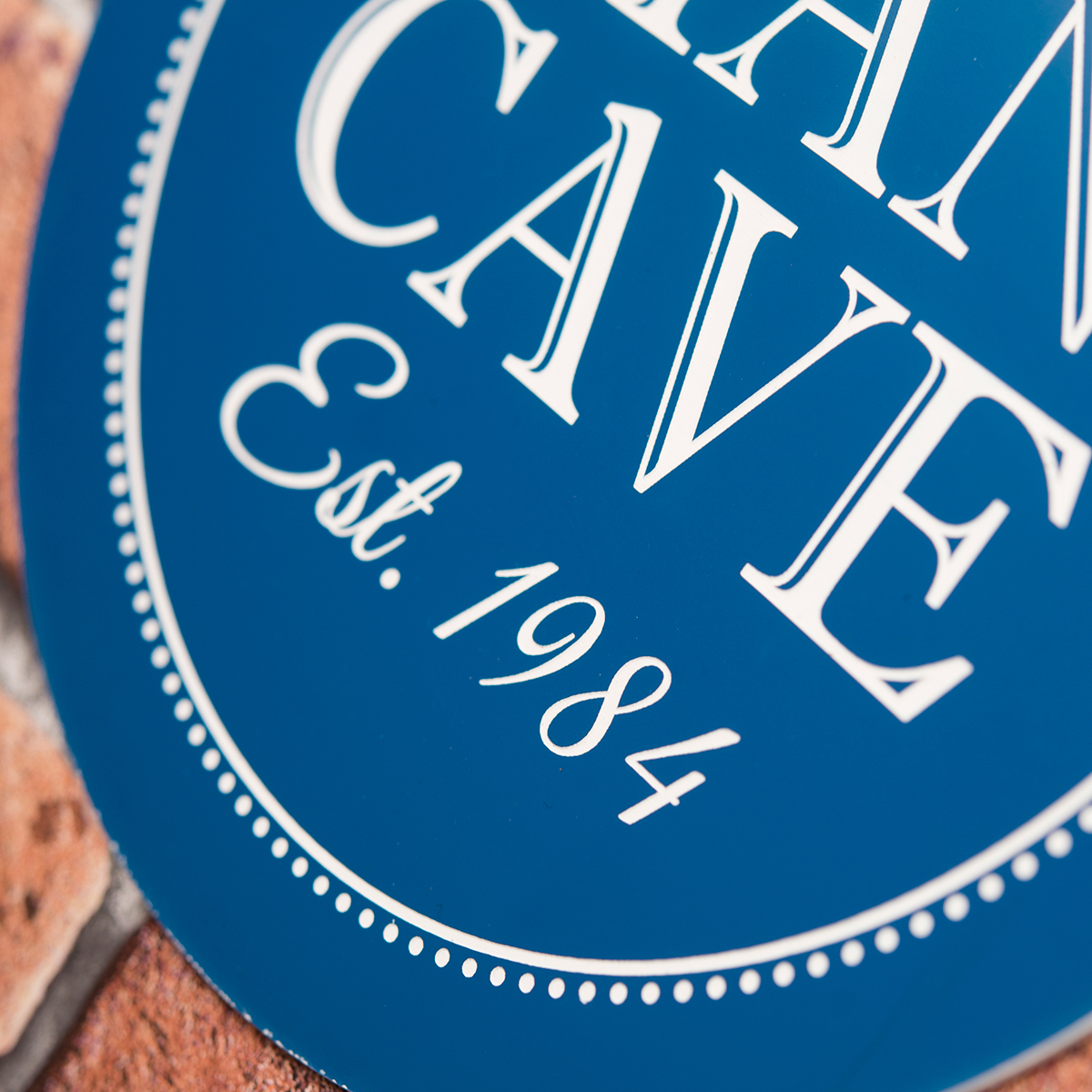 Personalised Heritage Blue Plaque - Man Cave