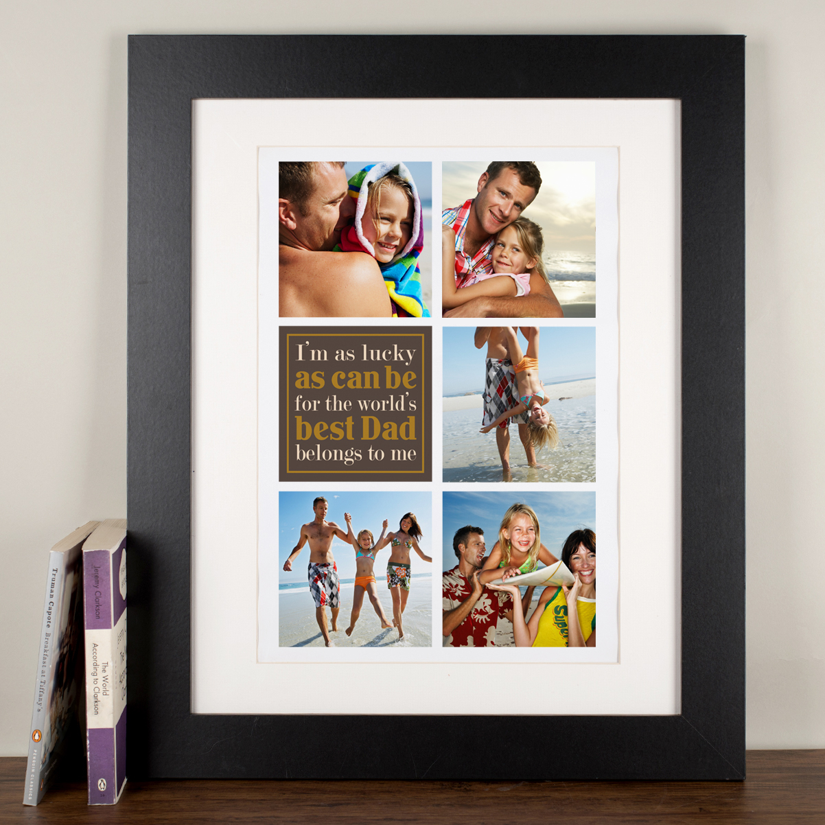 Photo Upload Framed Print - Best Dad