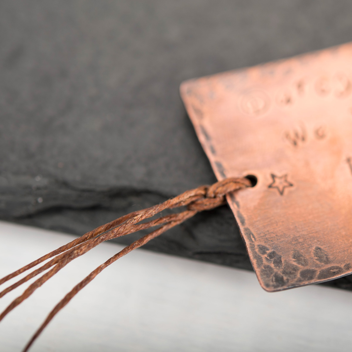 Handmade Copper Bookmark
