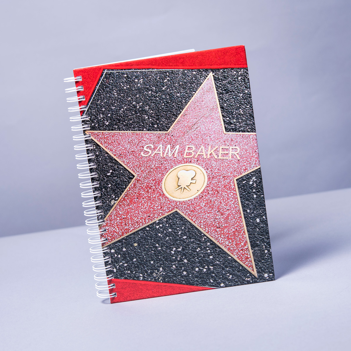 Personalised Notebook - Hollywood Walk Of Fame