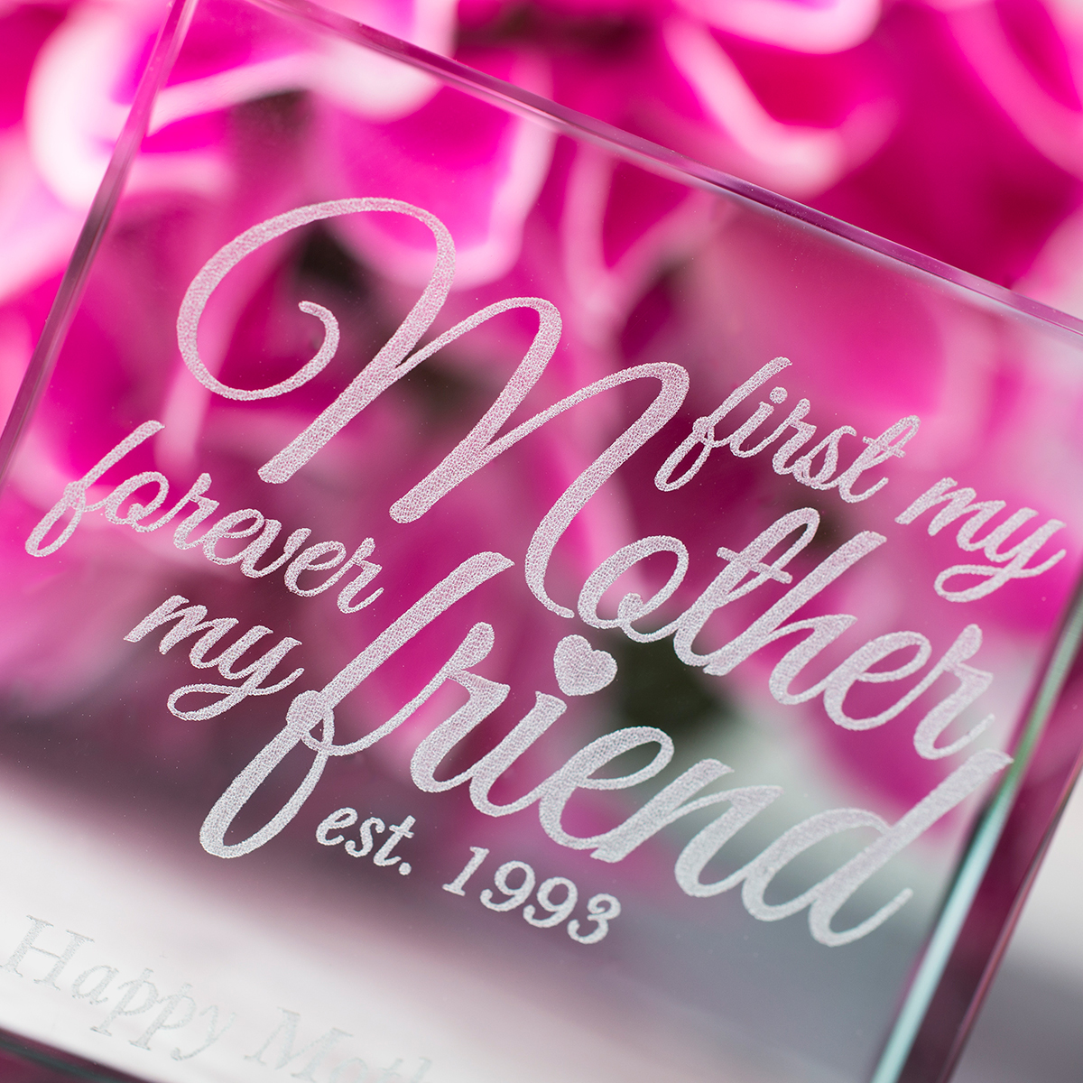 Personalised Glass Token - First My Mother