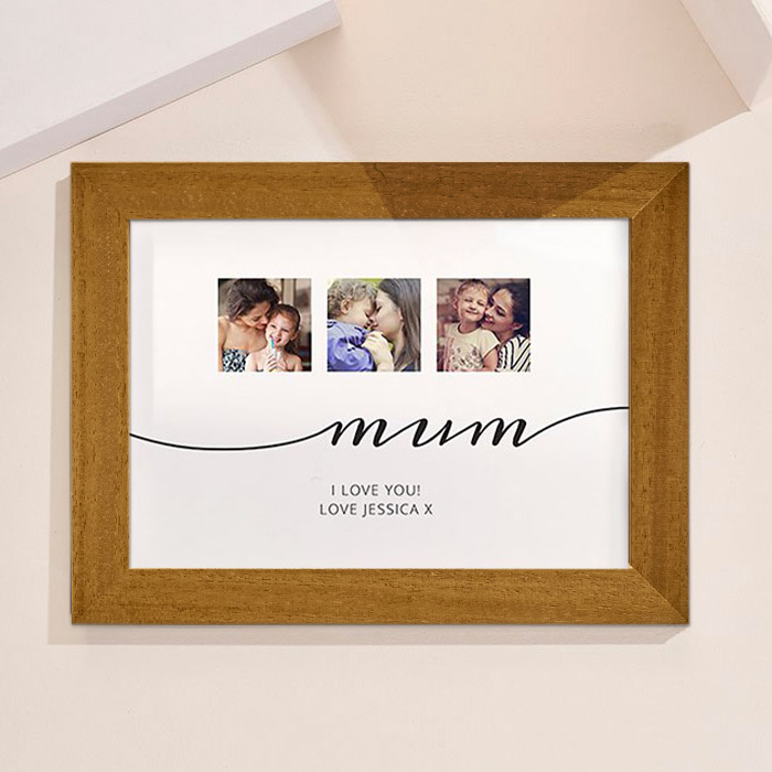 Multi Photo Upload Framed Print - Mum - Mother's Day