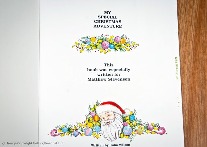 Personalised Adventure Book - Christmas Story