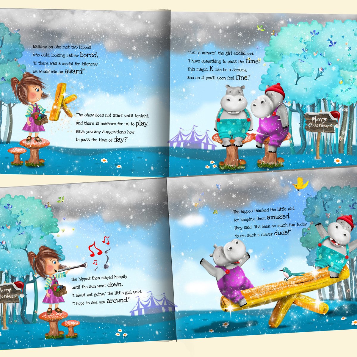 Personalised Children's Book - Christmas Magic Name