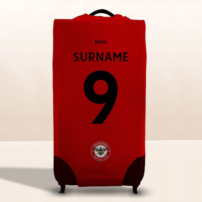 Personalised Football Team Back of Shirt Caseskin Suitcase Cover - Large 30 to 32 inches