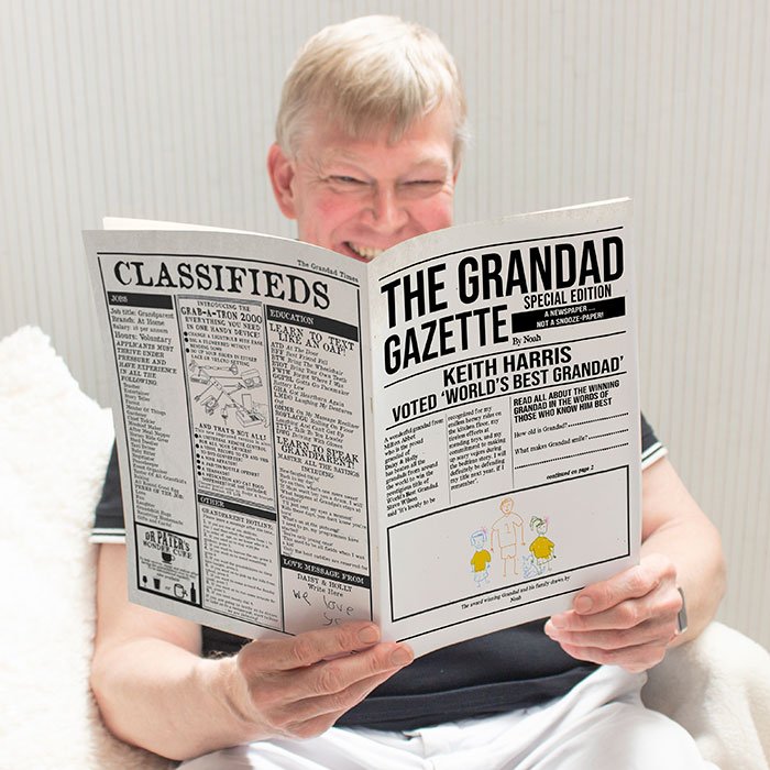 Personalised Newspaper - The Grandad Times
