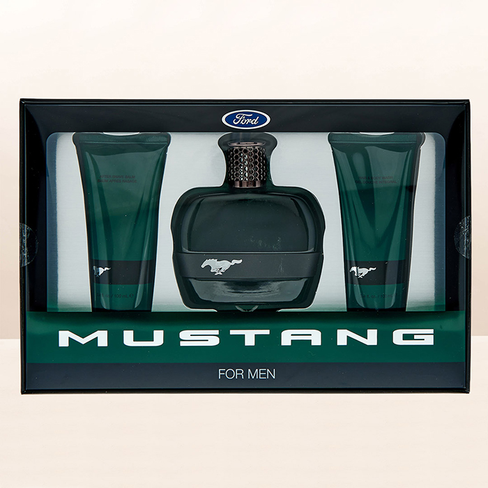 Ford Mustang Green 3 Piece Gift Set