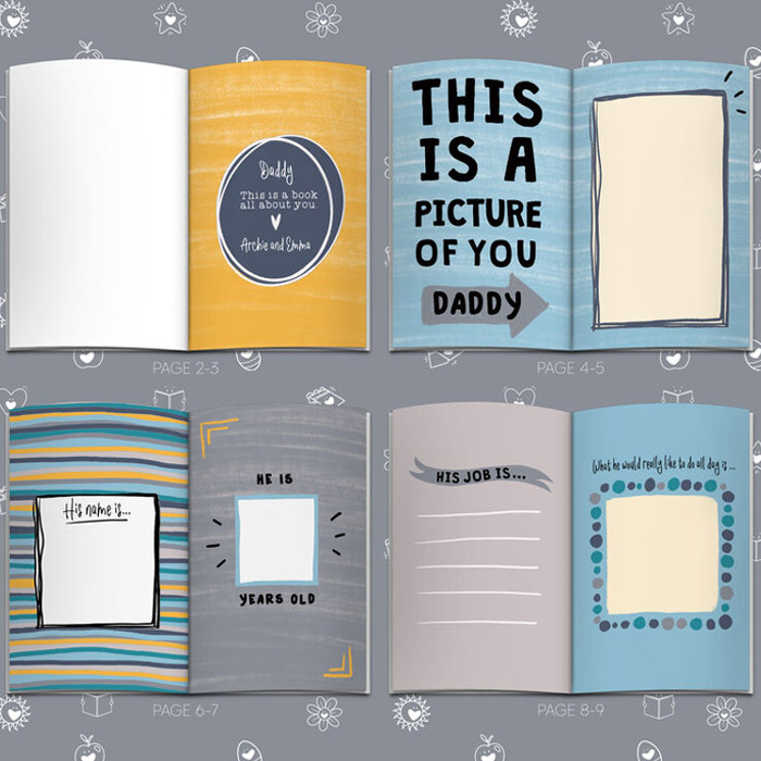 Personalised Fill In With Your Words Book About Daddy