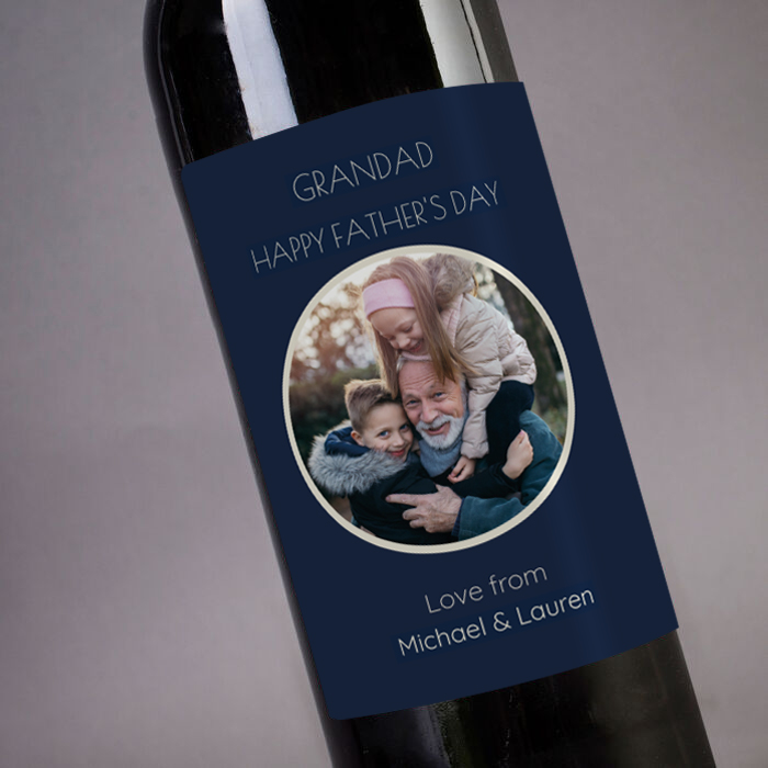 Personalised Father's Day Wine - Grandad