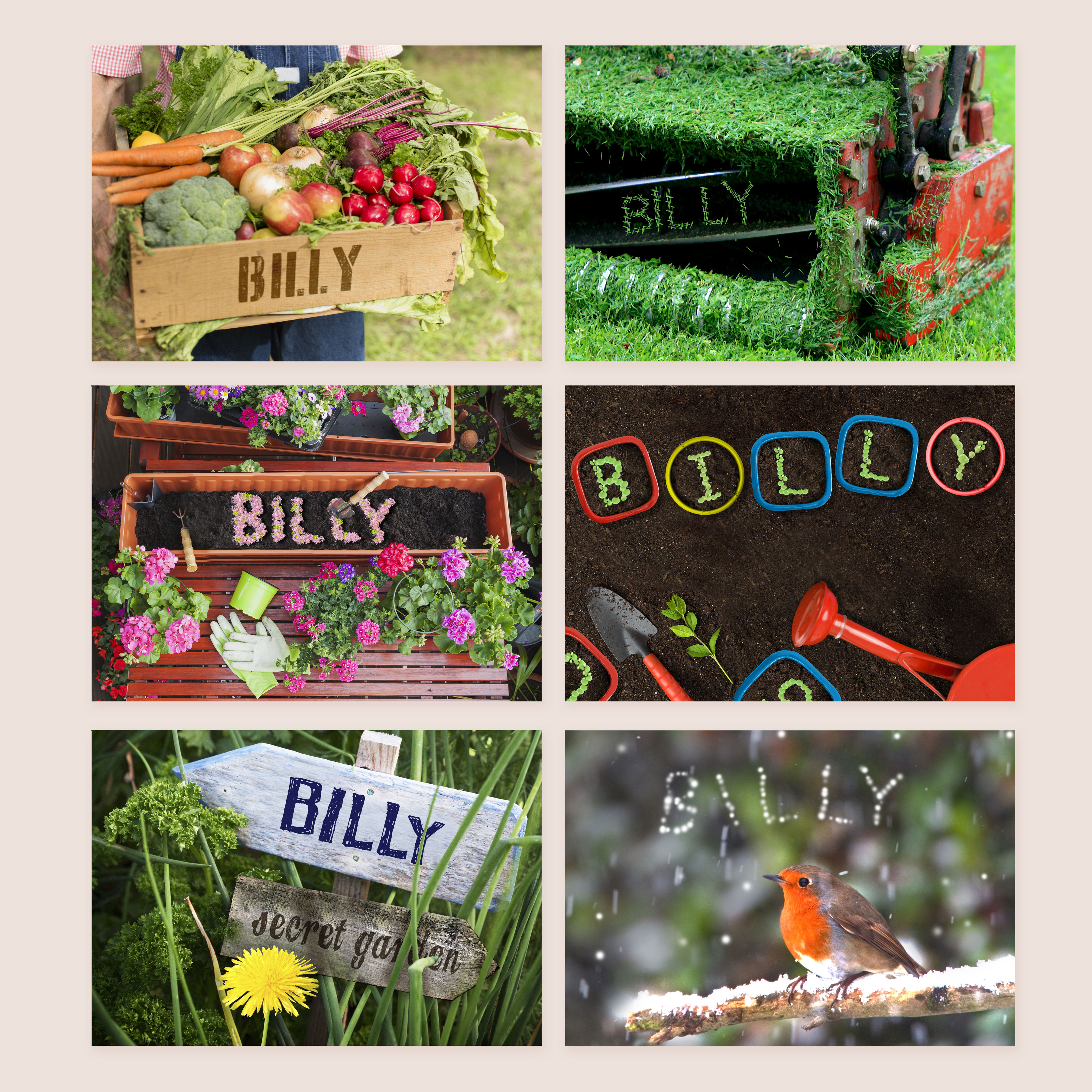 Personalised Gardening Calendar - New Edition