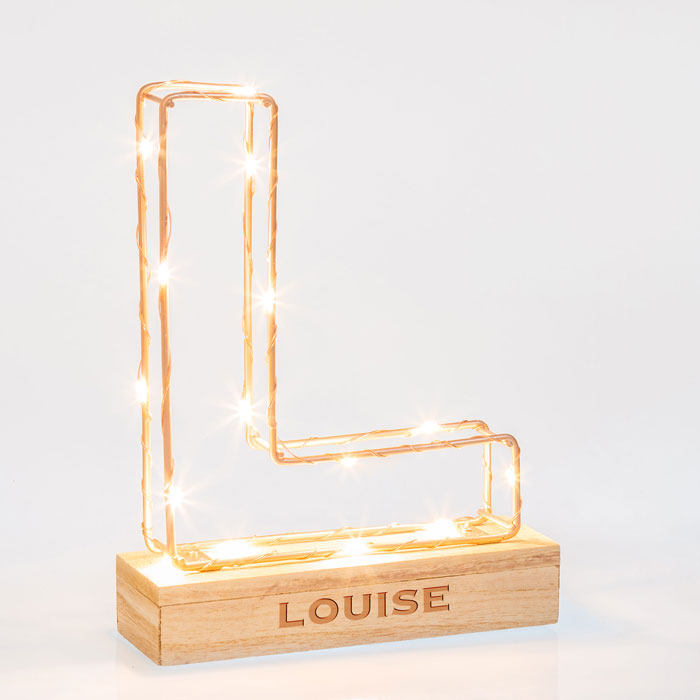 Personalised Lumi Letter Light