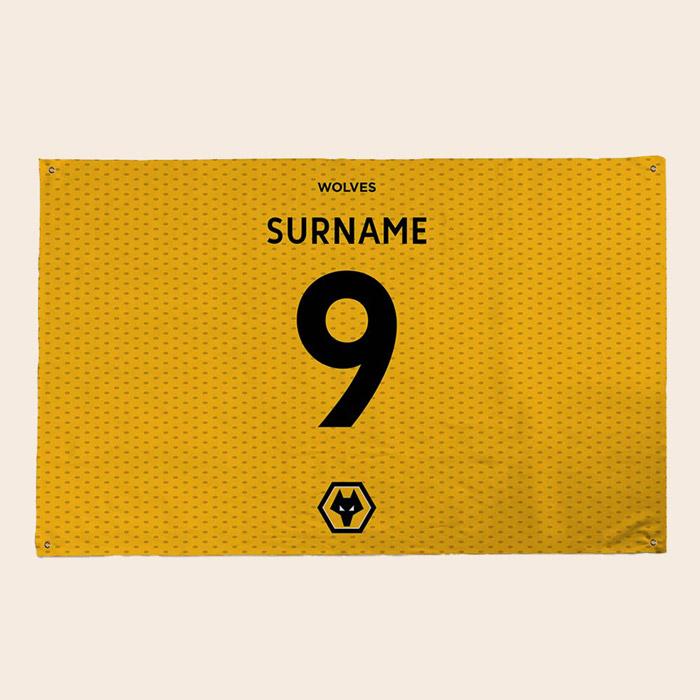 Personalised Football Team  Back of Shirt 5ft x 3ft Banner