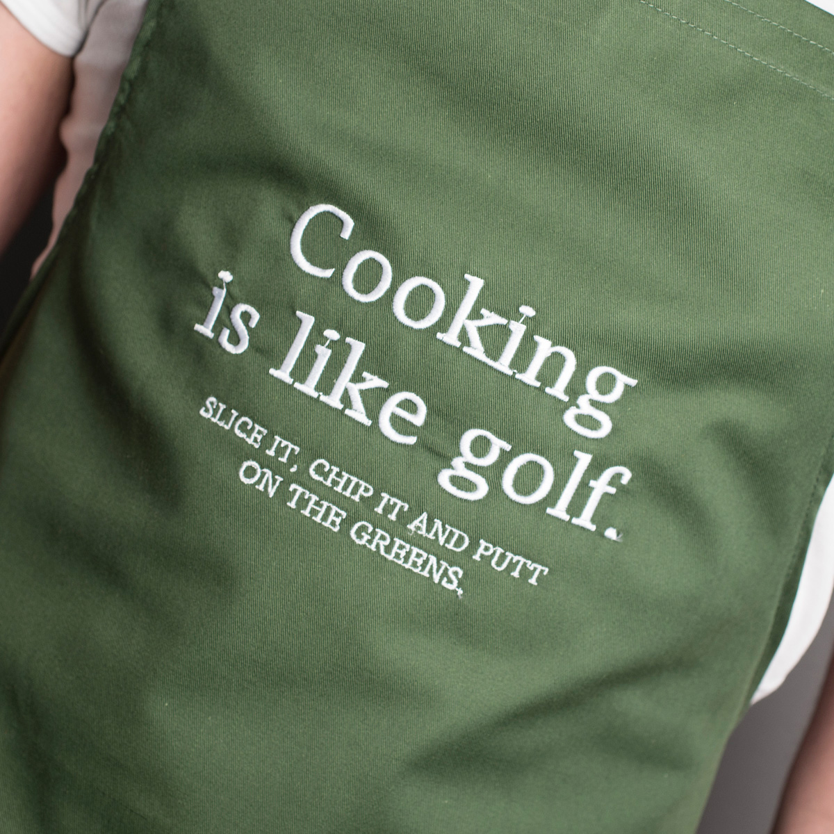 Personalised Apron - Cooking Is Like Golf