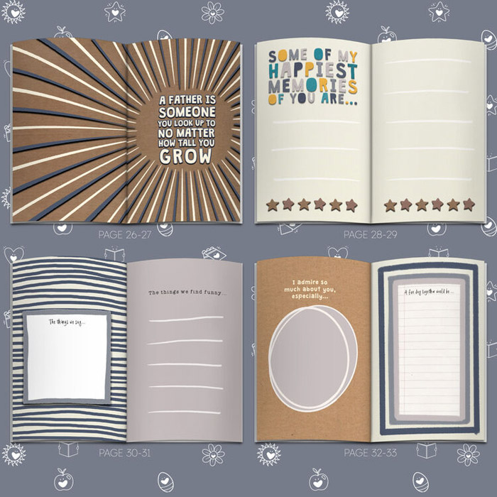 Personalised Fill In With Your Words Book About Dad