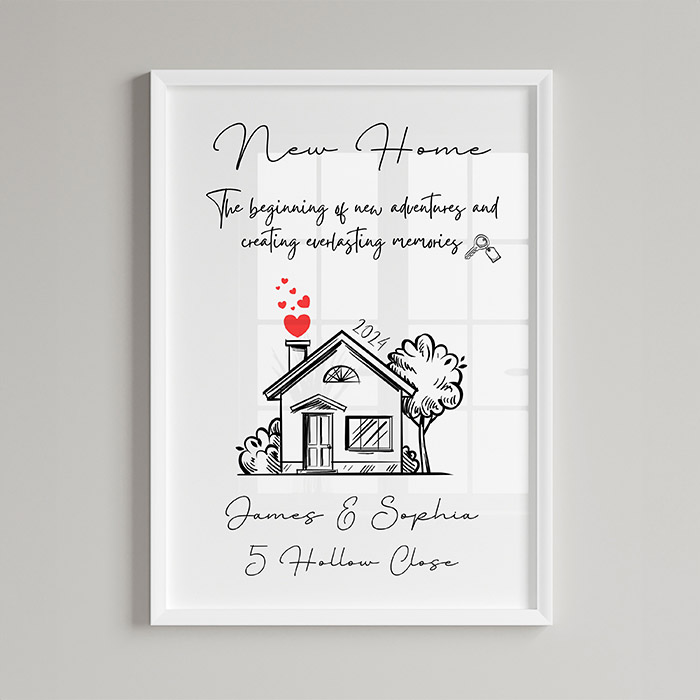 Personalised New Home Print