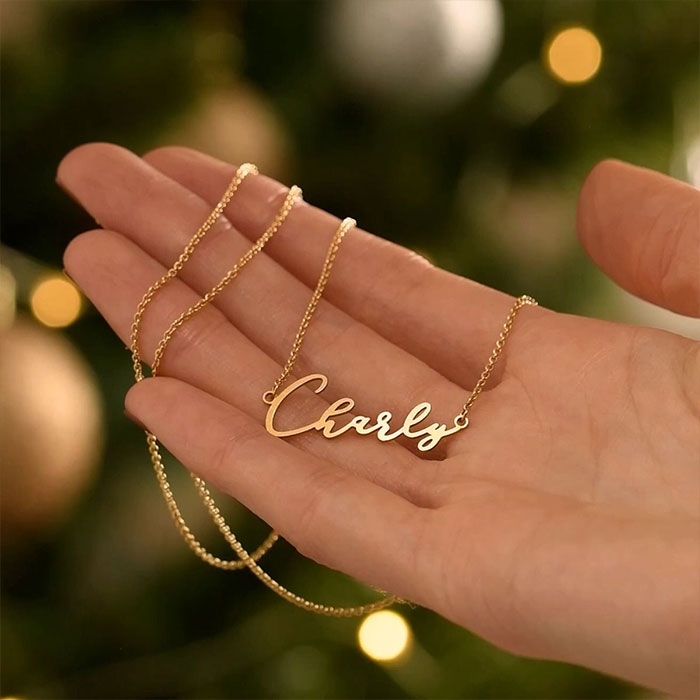 Personalised Script Name Necklace