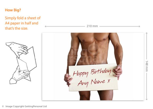 Personalised Birthday Card - Birthday Hunk