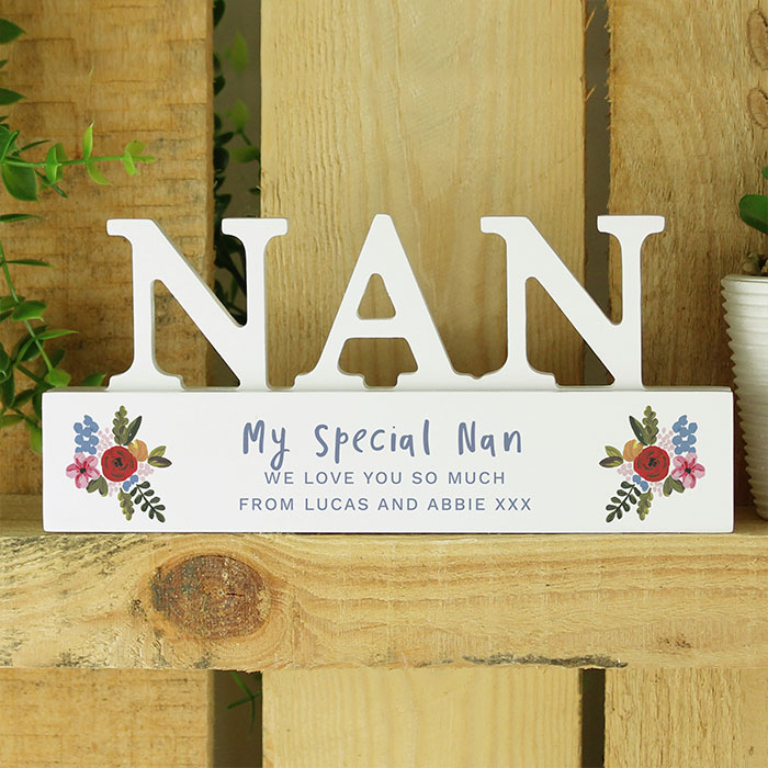 Personalised Bloomin' Marvellous Nan Ornament