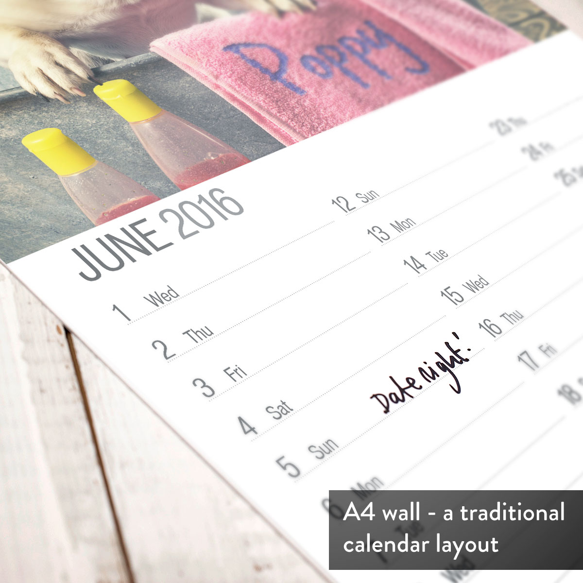 Personalised Frenchie Calendar