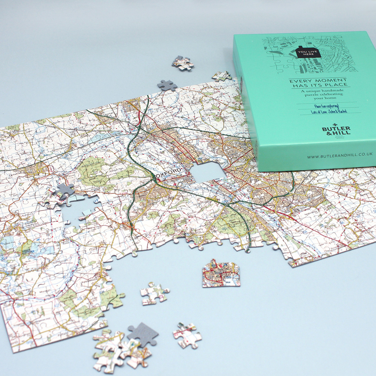 Personalised Postcode Jigsaw Puzzle