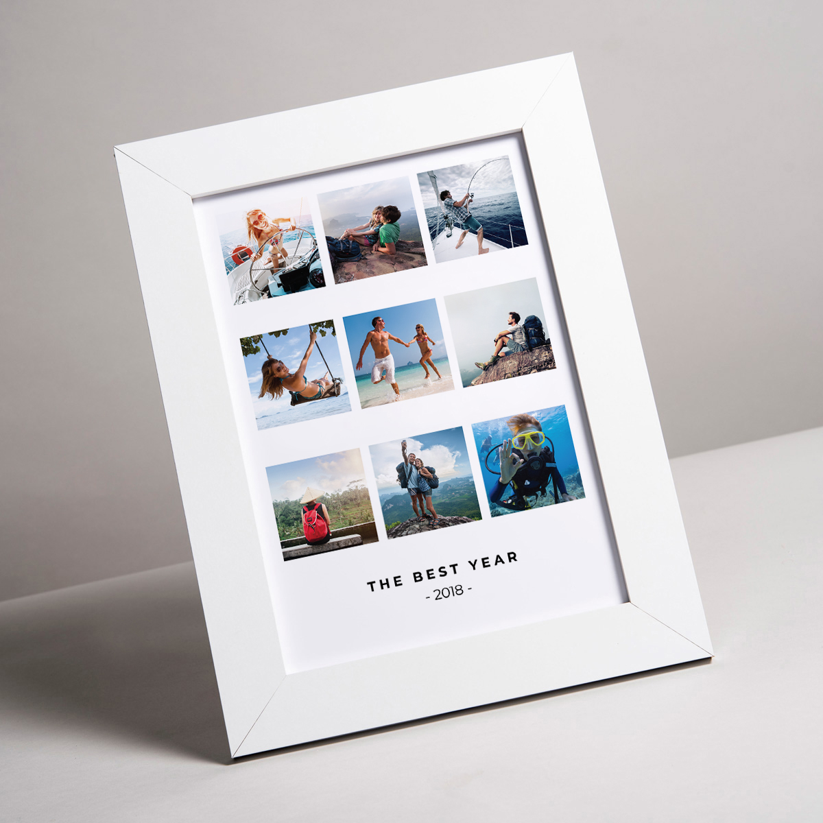 Photo Upload Framed Print - This Year - Valentine's Day